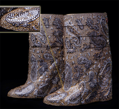 diamond boots